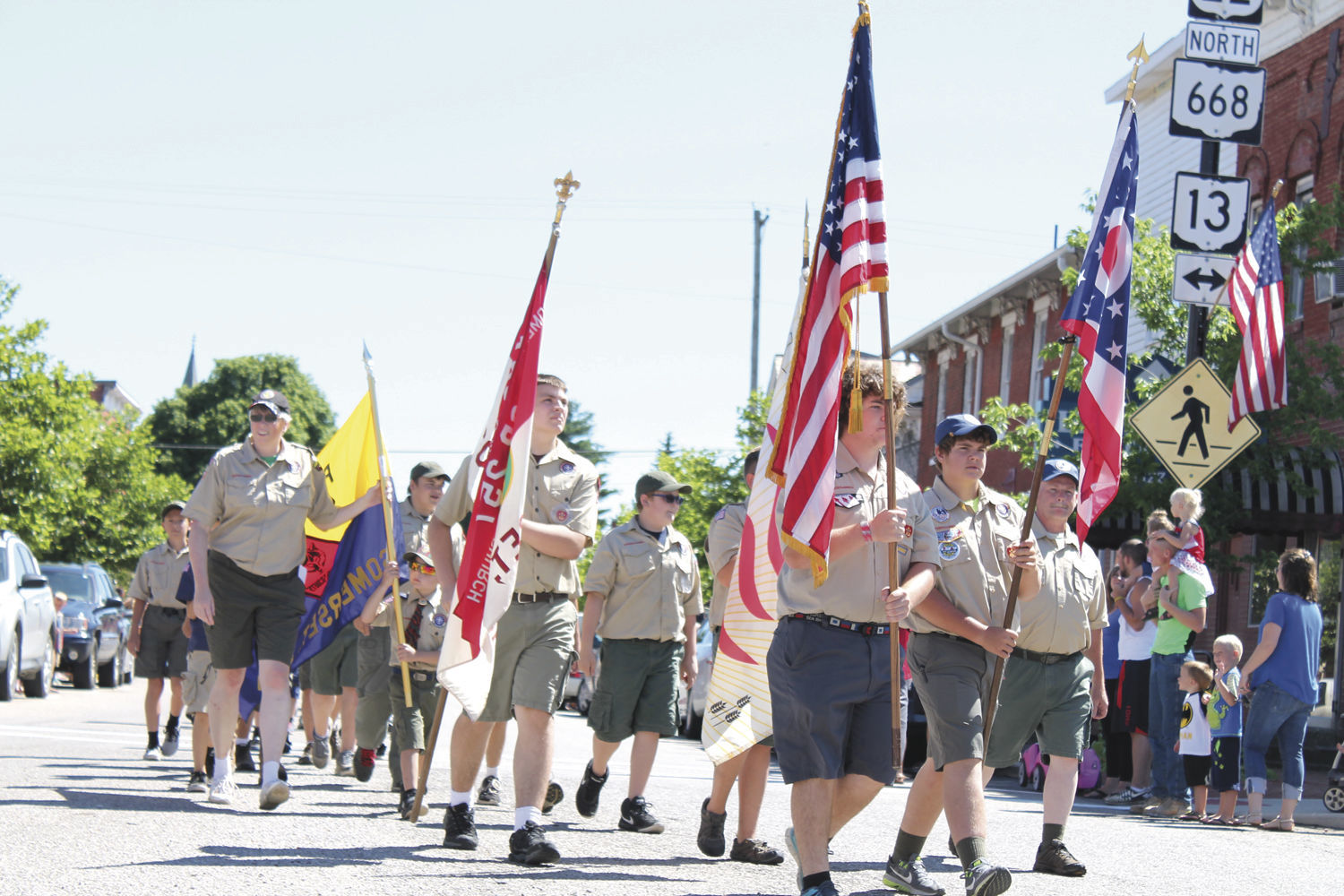 Marching on